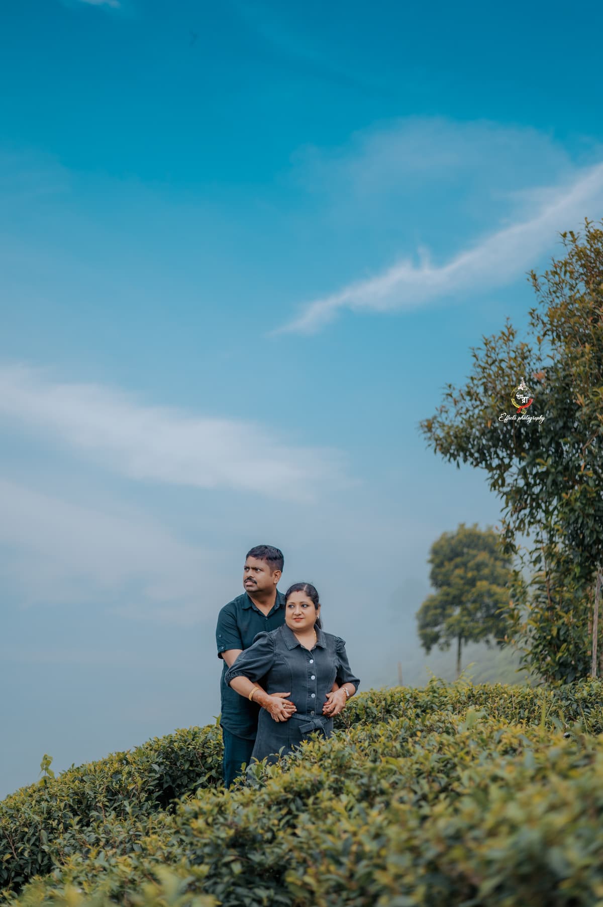 Bride and groom sharing a quiet moment