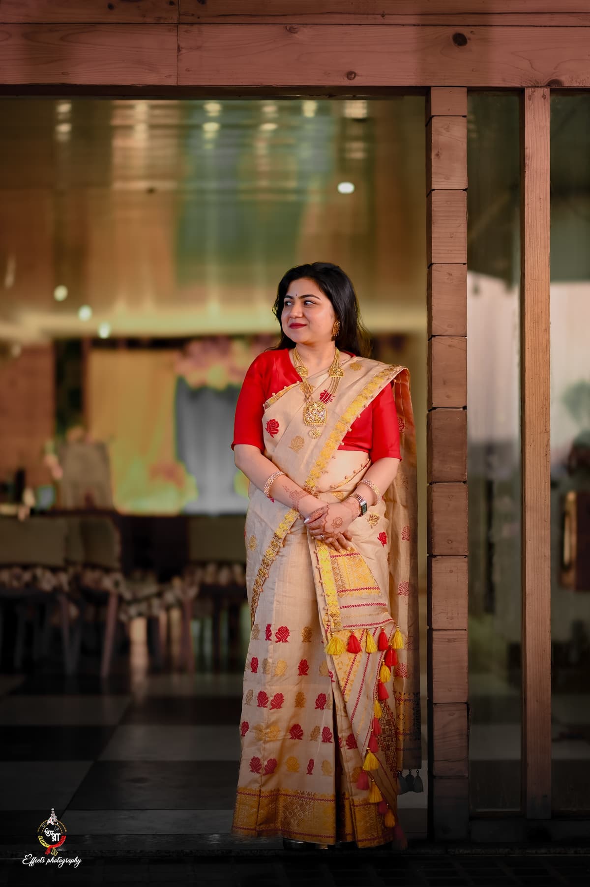 Professional studio bridal photography session